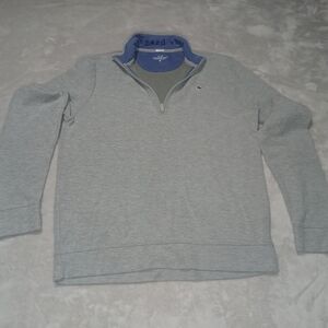 Vineyard Vines Gray and Blue Kids Zip-Up Jacket